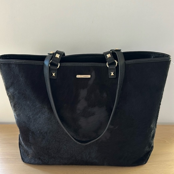 Rebecca Minkoff Black Cowhide Leather Black Bag - Picture 1 of 6